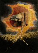 William Blake The Ancient of Days,frontispiece for Europe,a Prophecy (mk19) oil